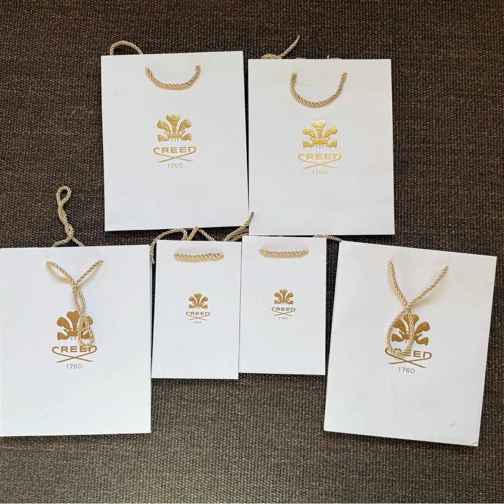 X6 sm lg creed shopping bags EDP Parfume France